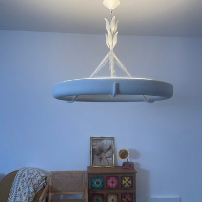 Tinsley Plaster Chandelier - Elegant Design with Adjustable Height & S