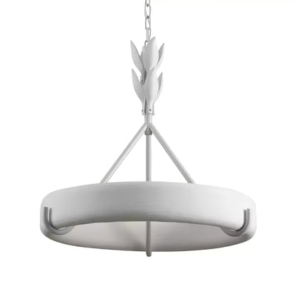 Tinsley Plaster Chandelier - Elegant Design with Adjustable Height & S