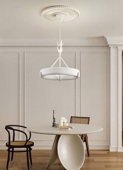 Tinsley Plaster Chandelier - Elegant Design with Adjustable Height & S