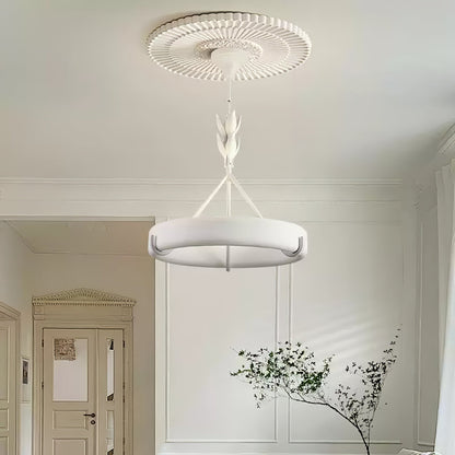 Tinsley Plaster Chandelier - Elegant Design with Adjustable Height & S