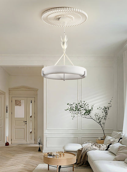 Tinsley Plaster Chandelier - Elegant Design with Adjustable Height & S