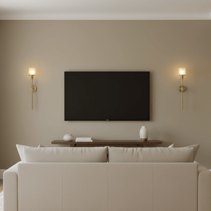 Tracie Classic Alabaster Wall Sconce - Elegant Design, Soft Glow Light