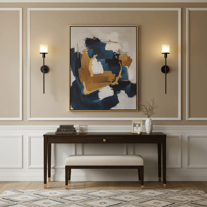 Tracie Classic Alabaster Wall Sconce - Elegant Design, Soft Glow Light
