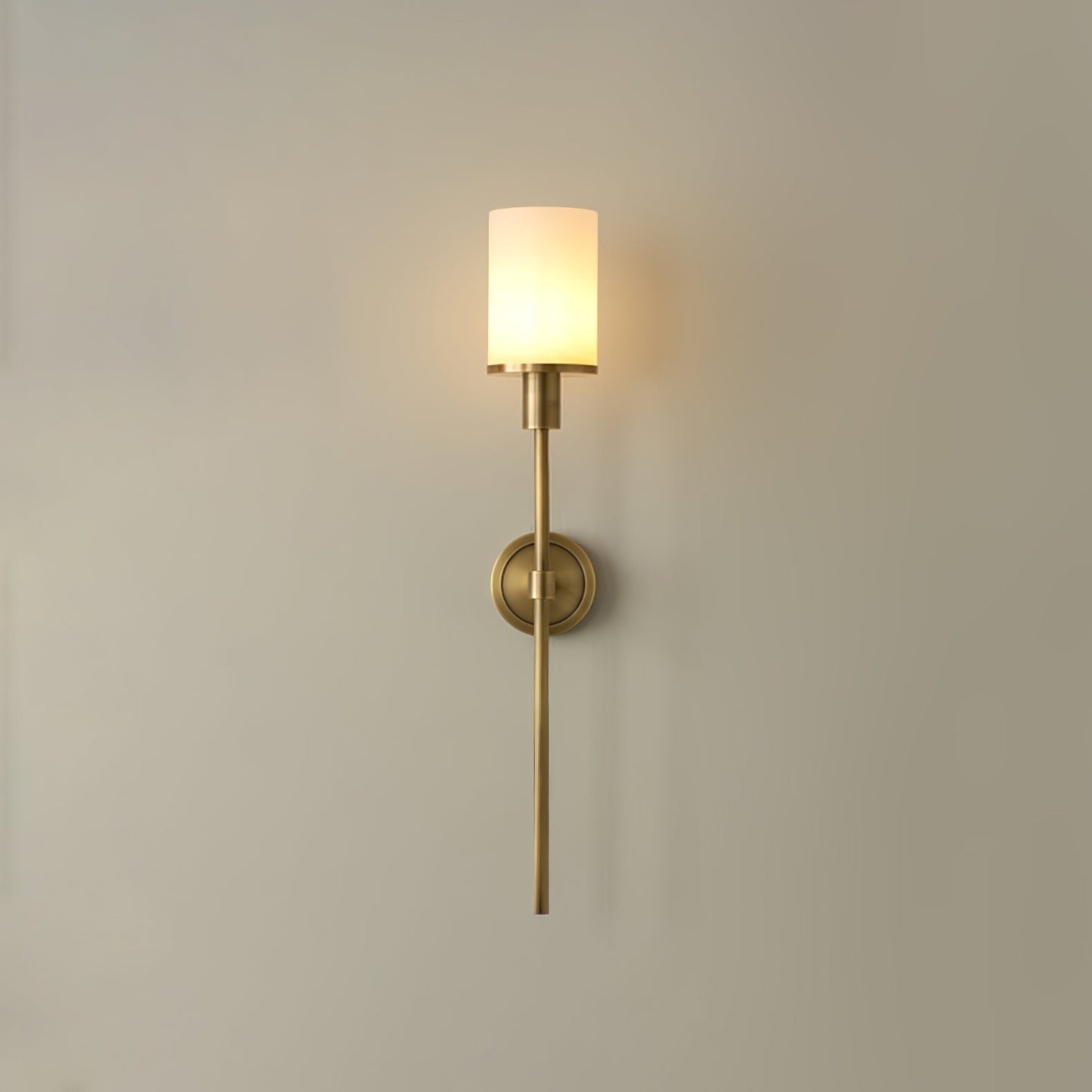 Tracie Classic Alabaster Wall Sconce - Elegant Design, Soft Glow Light