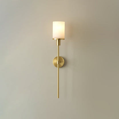 Tracie Classic Alabaster Wall Sconce - Elegant Design, Soft Glow Light