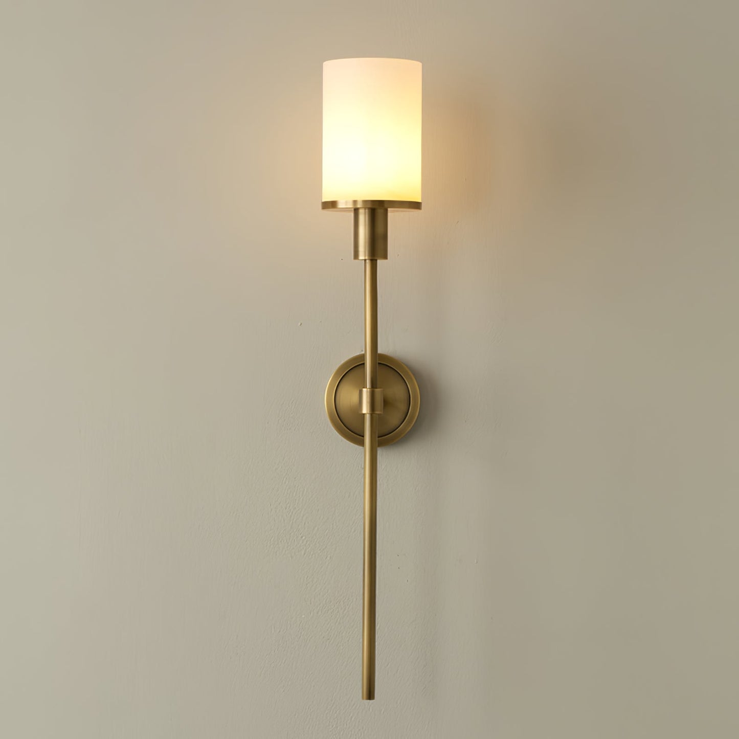 Tracie Classic Alabaster Wall Sconce - Elegant Design, Soft Glow Light