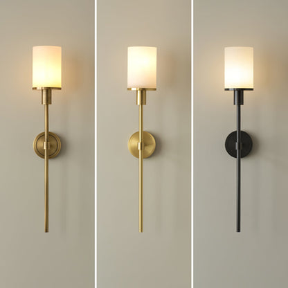 Tracie Classic Alabaster Wall Sconce - Elegant Design, Soft Glow Light