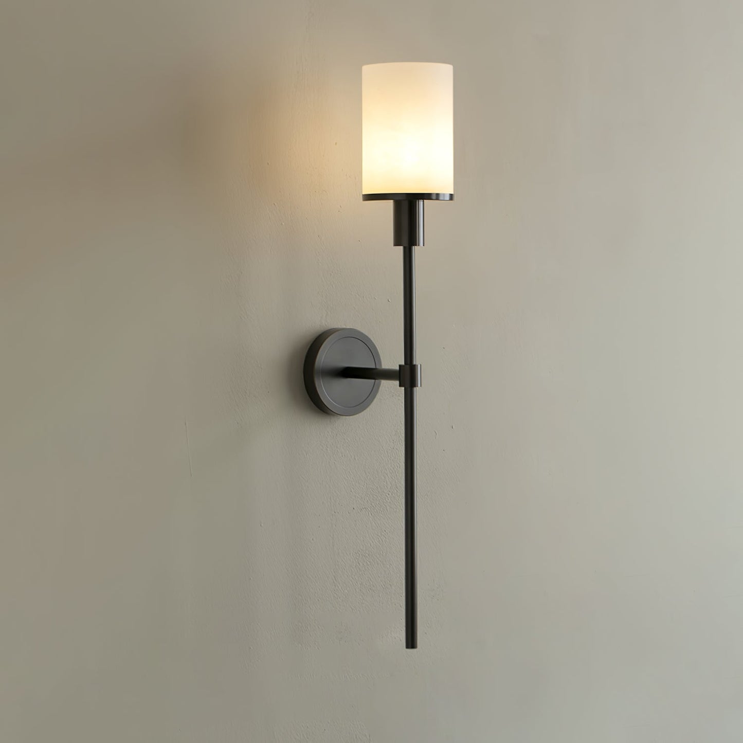 Tracie Classic Alabaster Wall Sconce - Elegant Design, Soft Glow Light