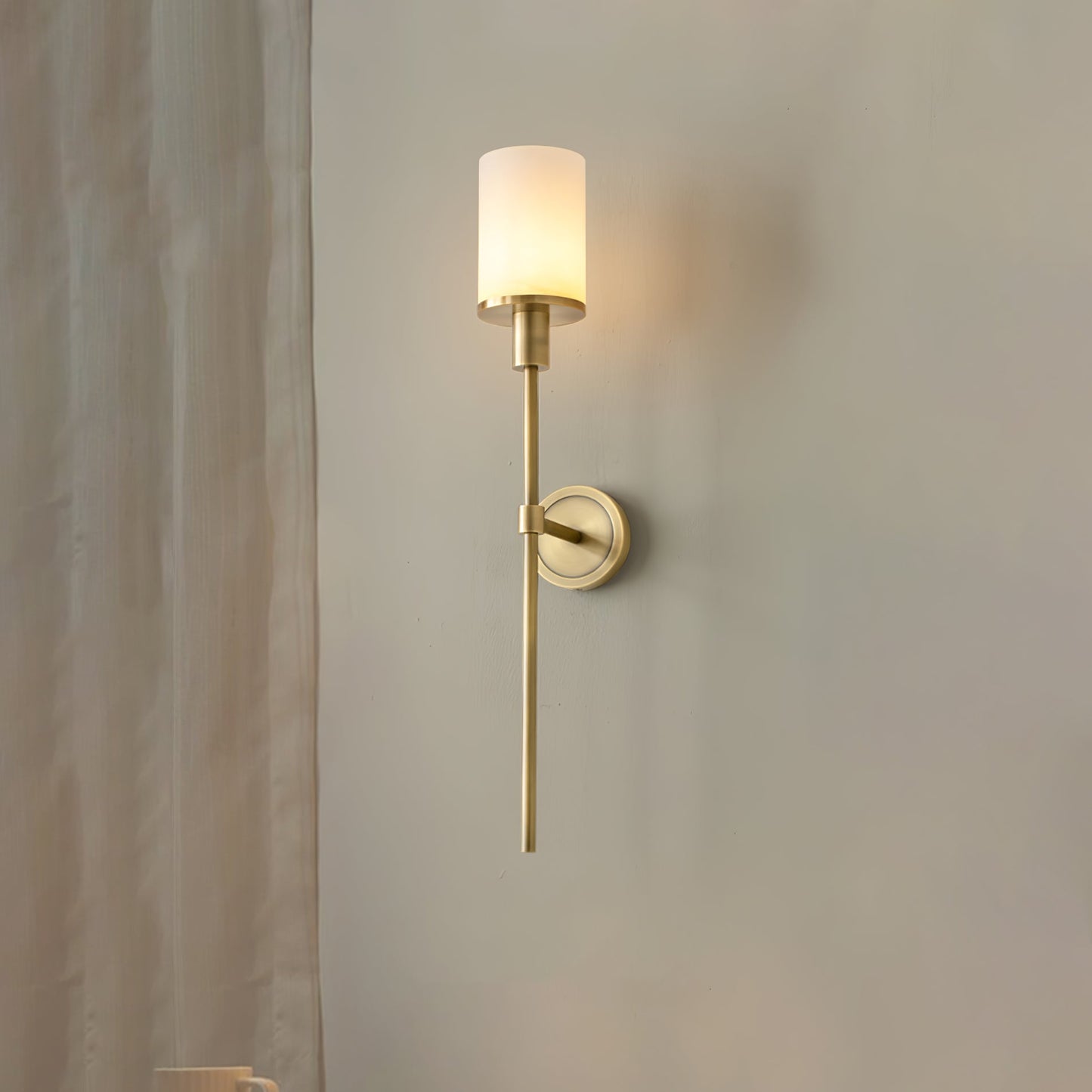 Tracie Classic Alabaster Wall Sconce - Elegant Design, Soft Glow Light