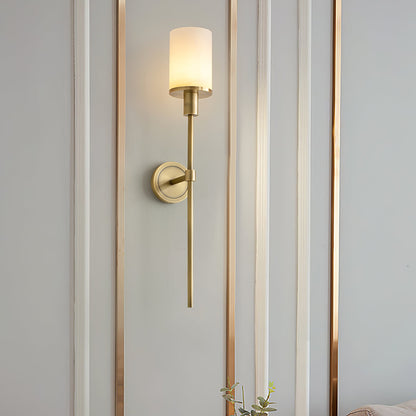 Tracie Classic Alabaster Wall Sconce - Elegant Design, Soft Glow Light
