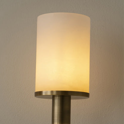 Tracie Classic Alabaster Wall Sconce - Elegant Design, Soft Glow Light