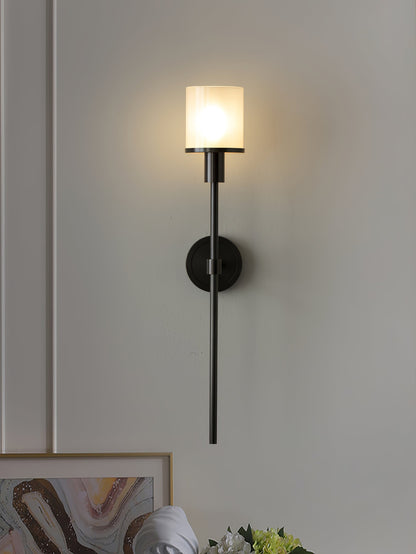 Tracie Classic Alabaster Wall Sconce - Elegant Design, Soft Glow Light