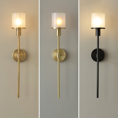 Tracie Classic Alabaster Wall Sconce - Elegant Design, Soft Glow Light
