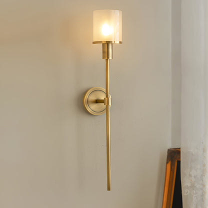 Tracie Classic Alabaster Wall Sconce - Elegant Design, Soft Glow Light
