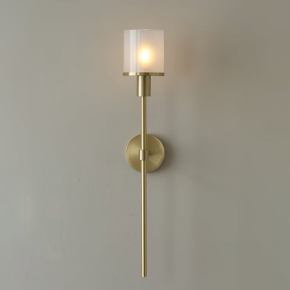 Tracie Classic Alabaster Wall Sconce - Elegant Design, Soft Glow Light