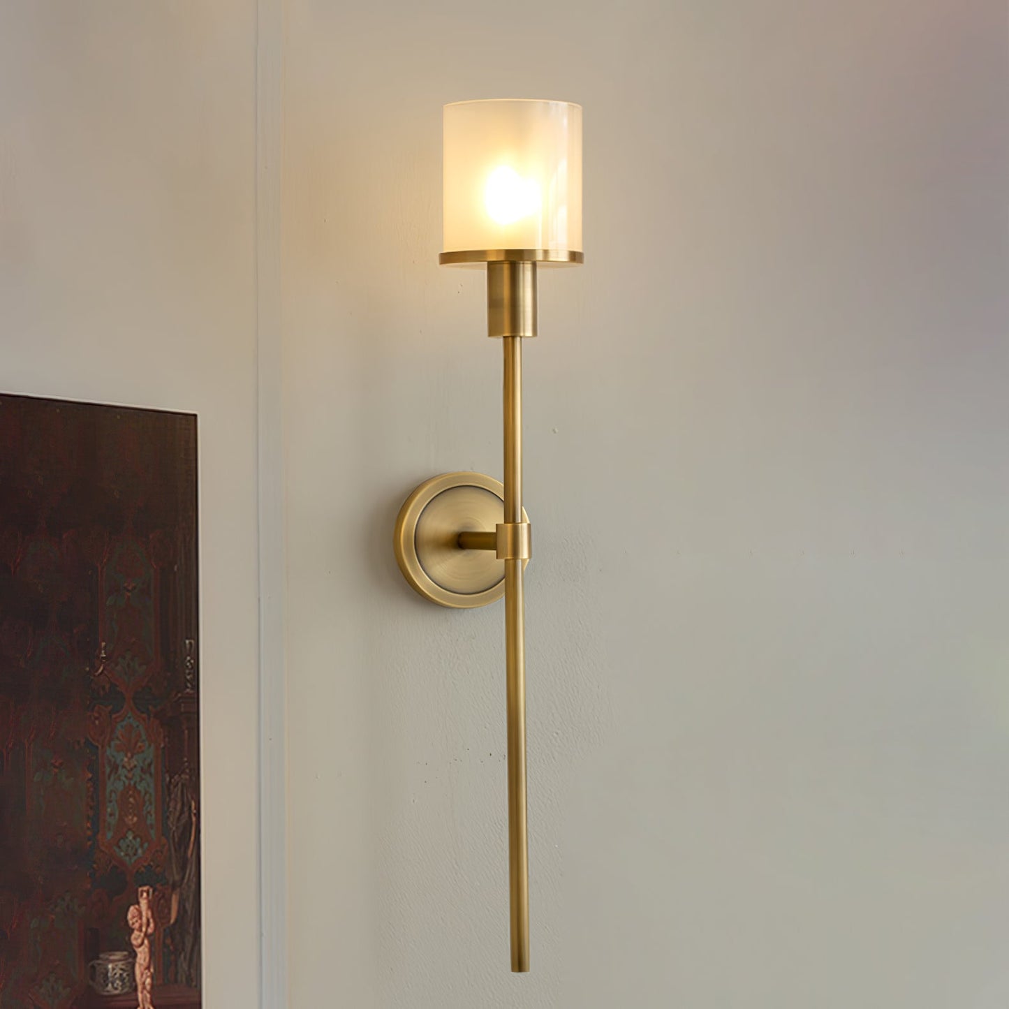 Tracie Classic Alabaster Wall Sconce - Elegant Design, Soft Glow Light