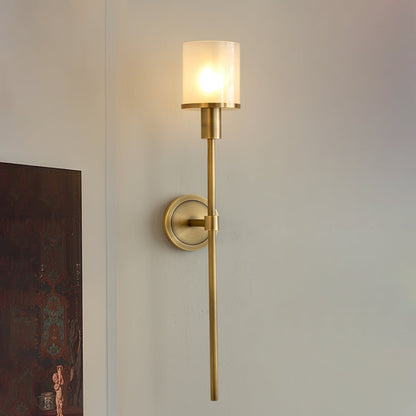 Tracie Classic Alabaster Wall Sconce - Elegant Design, Soft Glow Light