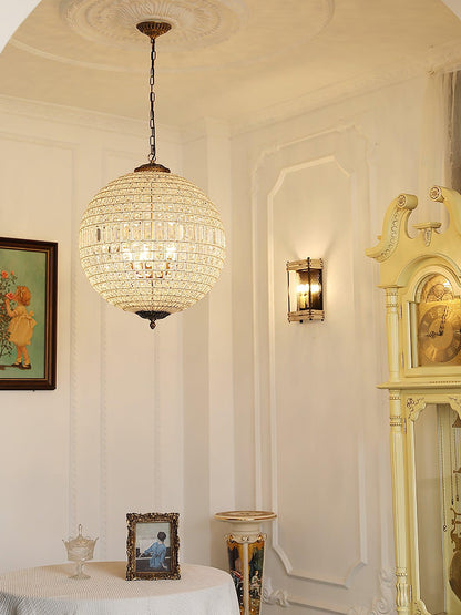 Elegant Gold Globe Chandelier with Adjustable Brightness and Modern De