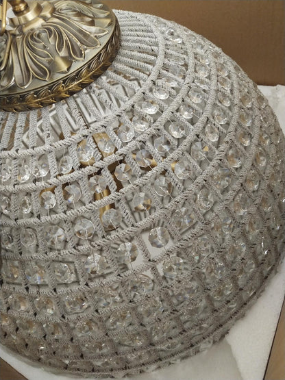 Elegant Gold Globe Chandelier with Adjustable Brightness and Modern De
