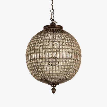 Elegant Gold Globe Chandelier with Adjustable Brightness and Modern De