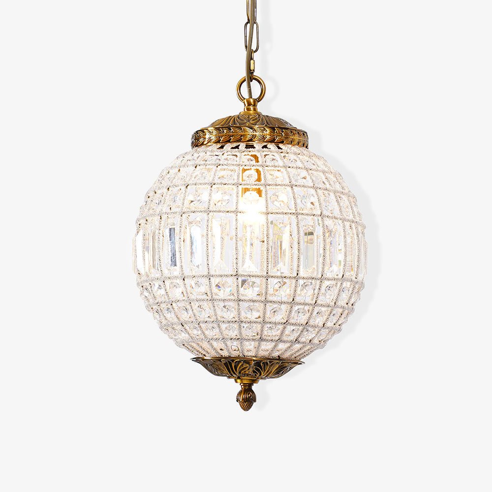 Elegant Gold Globe Chandelier with Adjustable Brightness and Modern De