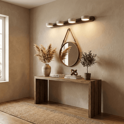 Travertine Duo Rechargeable Wall Light - Wireless, Adjustable Brightne