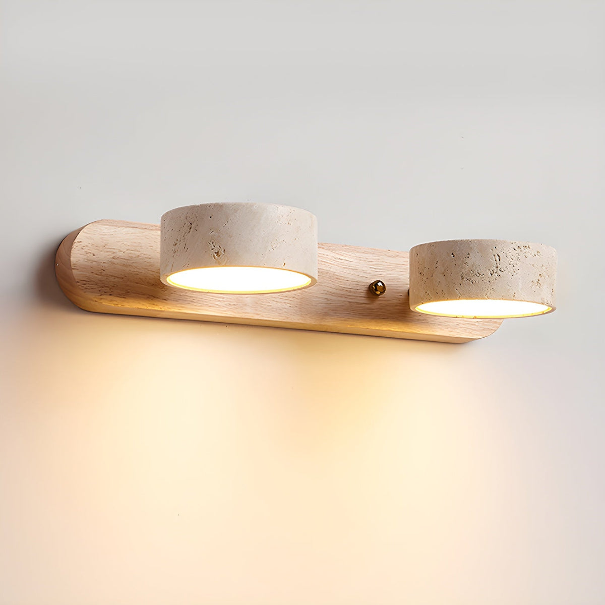 Travertine Wall Light, Multi-Light Design