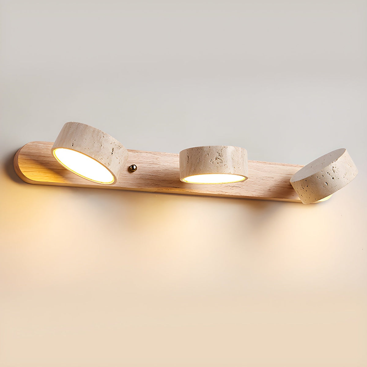 Travertine Wall Light, Multi-Light Design