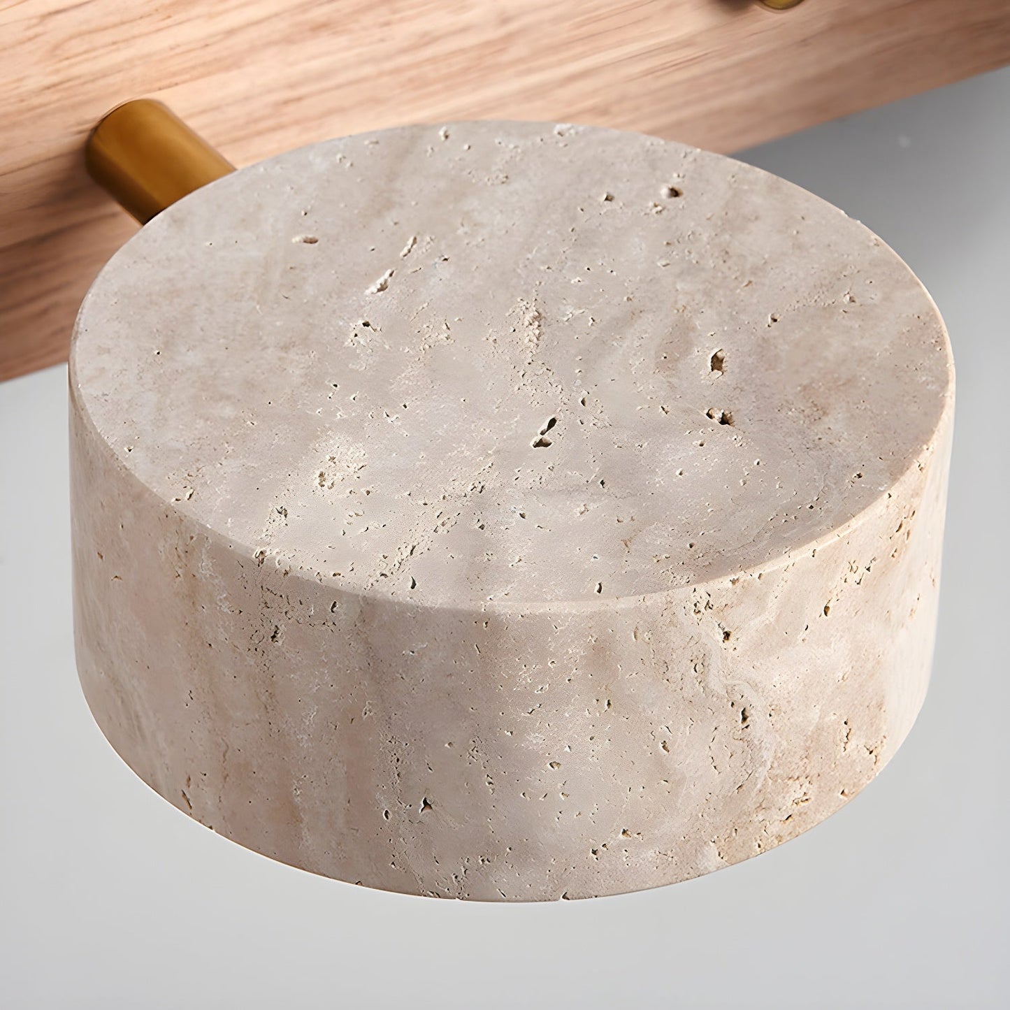 Travertine Duo Rechargeable Wall Light - Wireless, Adjustable Brightne