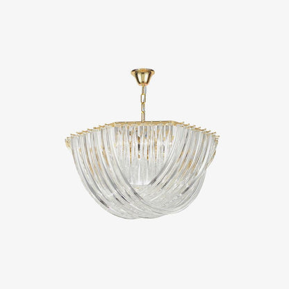 Elegant Trevi Glass Chandelier - Adjustable Height, Energy Efficient