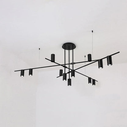 Tribes Chandelier - Elegant Lighting Fixture with Adjustable Height &