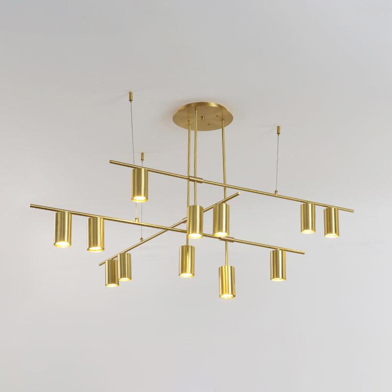 Tribes Chandelier - Elegant Lighting Fixture with Adjustable Height &
