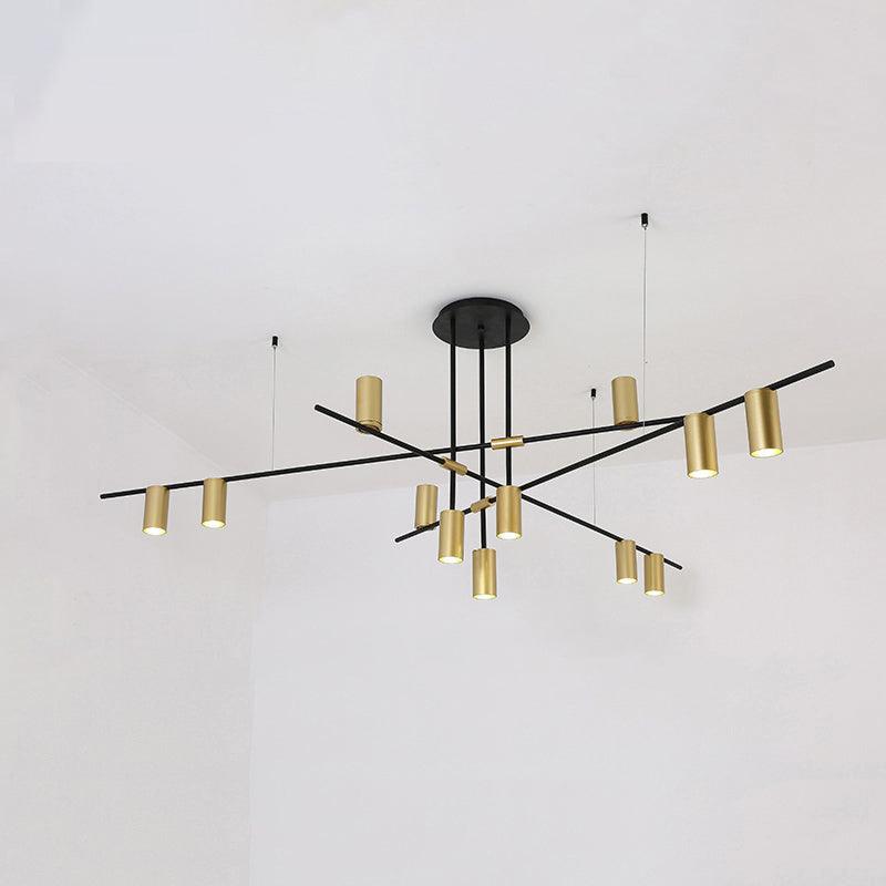 Tribes Chandelier - Elegant Lighting Fixture with Adjustable Height &