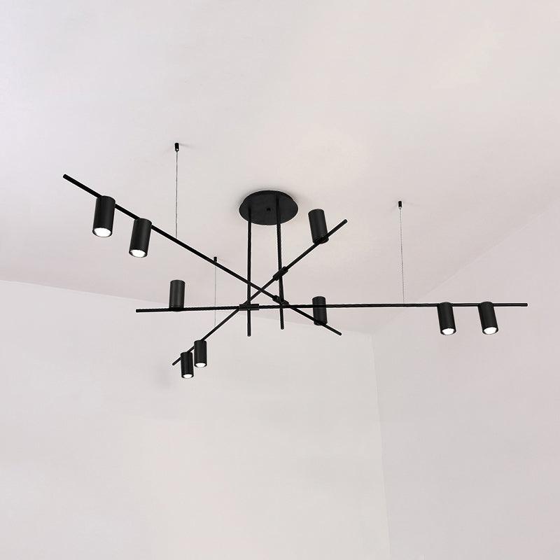 Tribes Chandelier - Elegant Lighting Fixture with Adjustable Height &