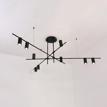 Tribes Chandelier - Elegant Lighting Fixture with Adjustable Height &