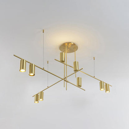 Tribes Chandelier - Elegant Lighting Fixture with Adjustable Height &