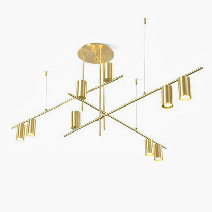 Tribes Chandelier - Elegant Lighting Fixture with Adjustable Height &
