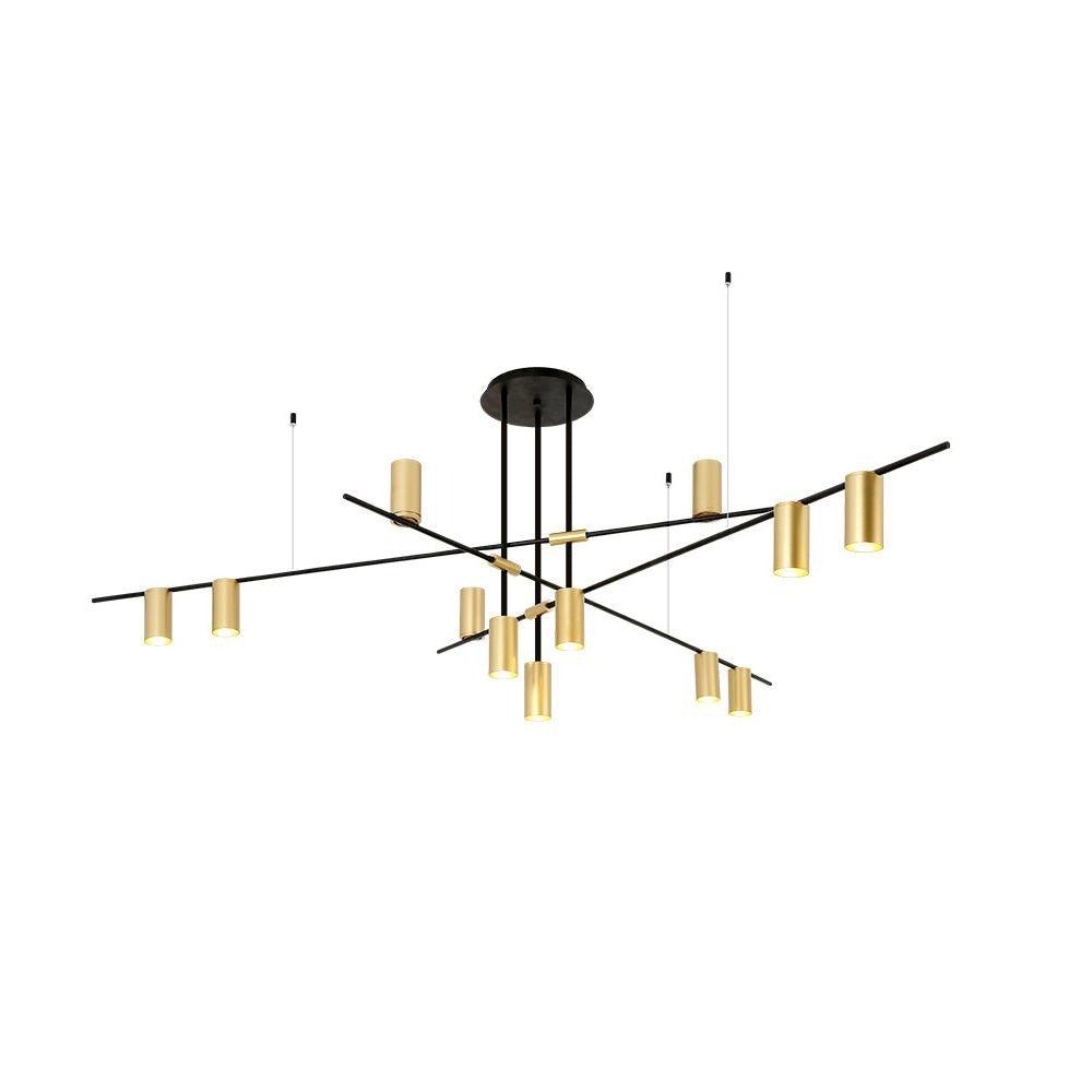 Tribes Chandelier - Elegant Lighting Fixture with Adjustable Height &