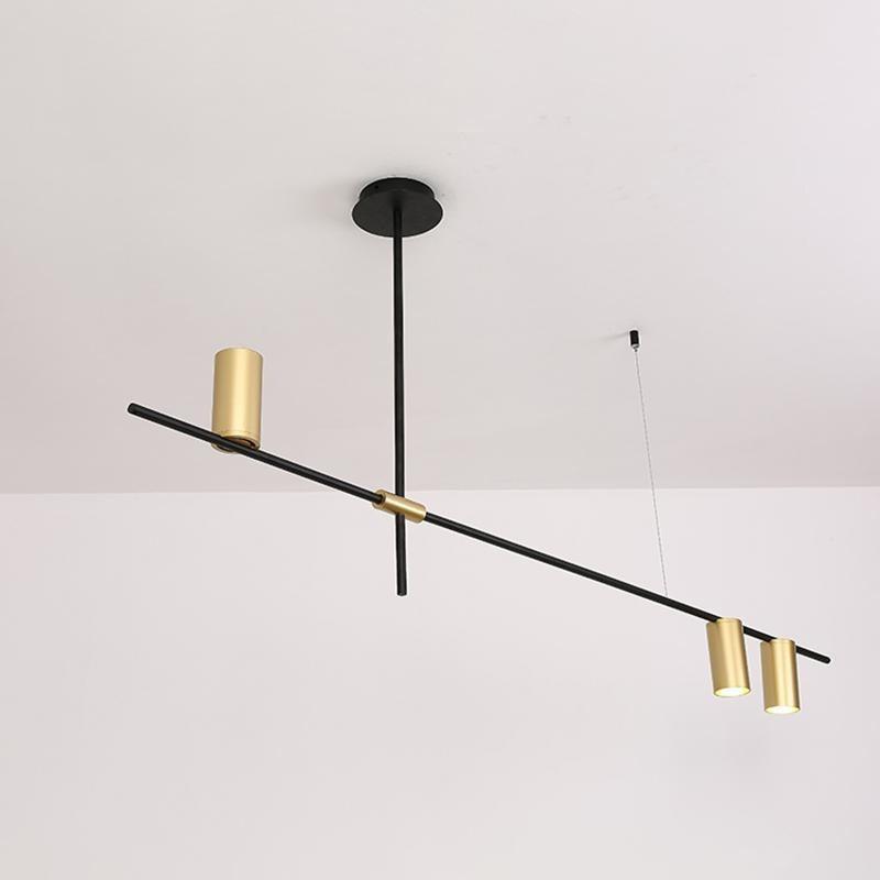 Tribes Chandelier - Elegant Lighting Fixture with Adjustable Height &