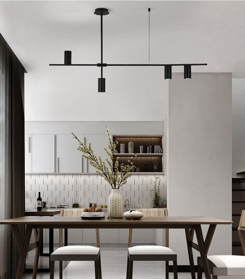 Tribes Chandelier - Elegant Lighting Fixture with Adjustable Height &