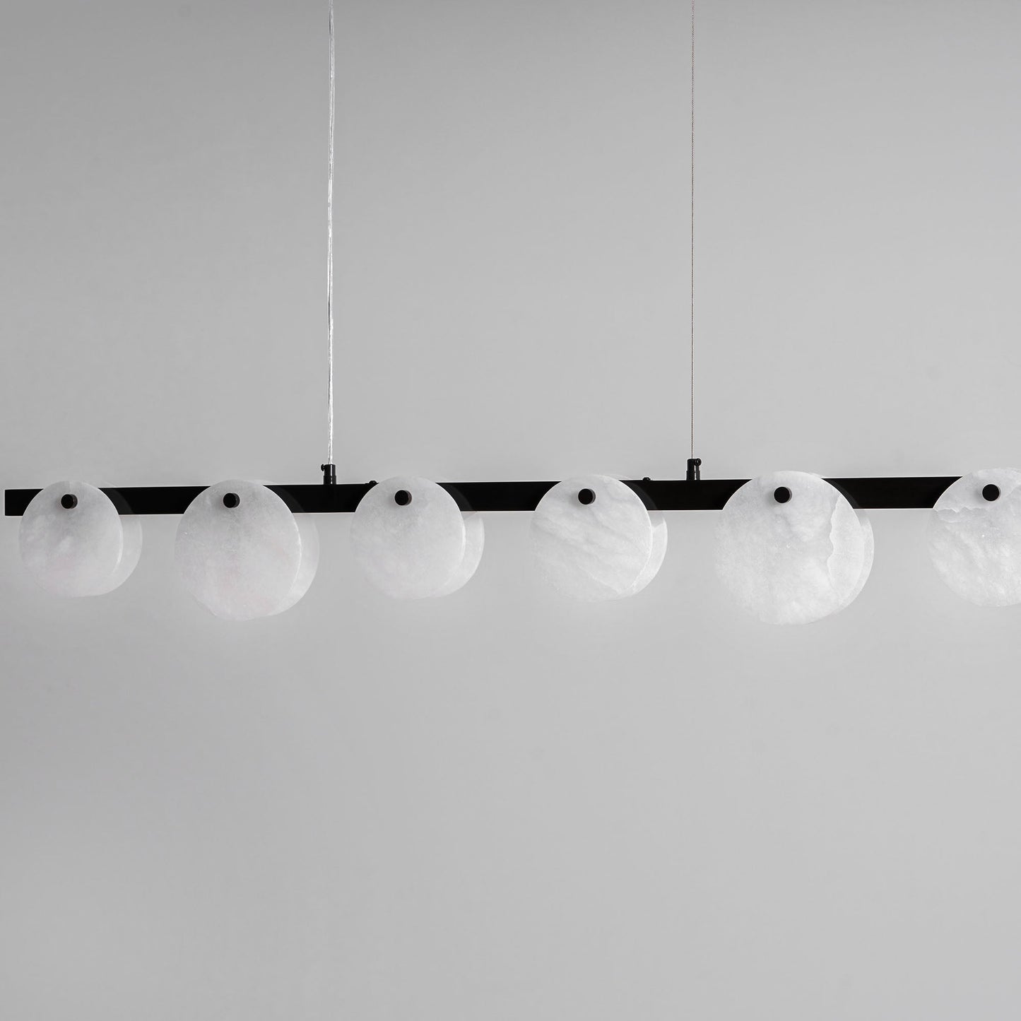 Trinidad Alabaster Chandelier - Elegant Design, Adjustable Height