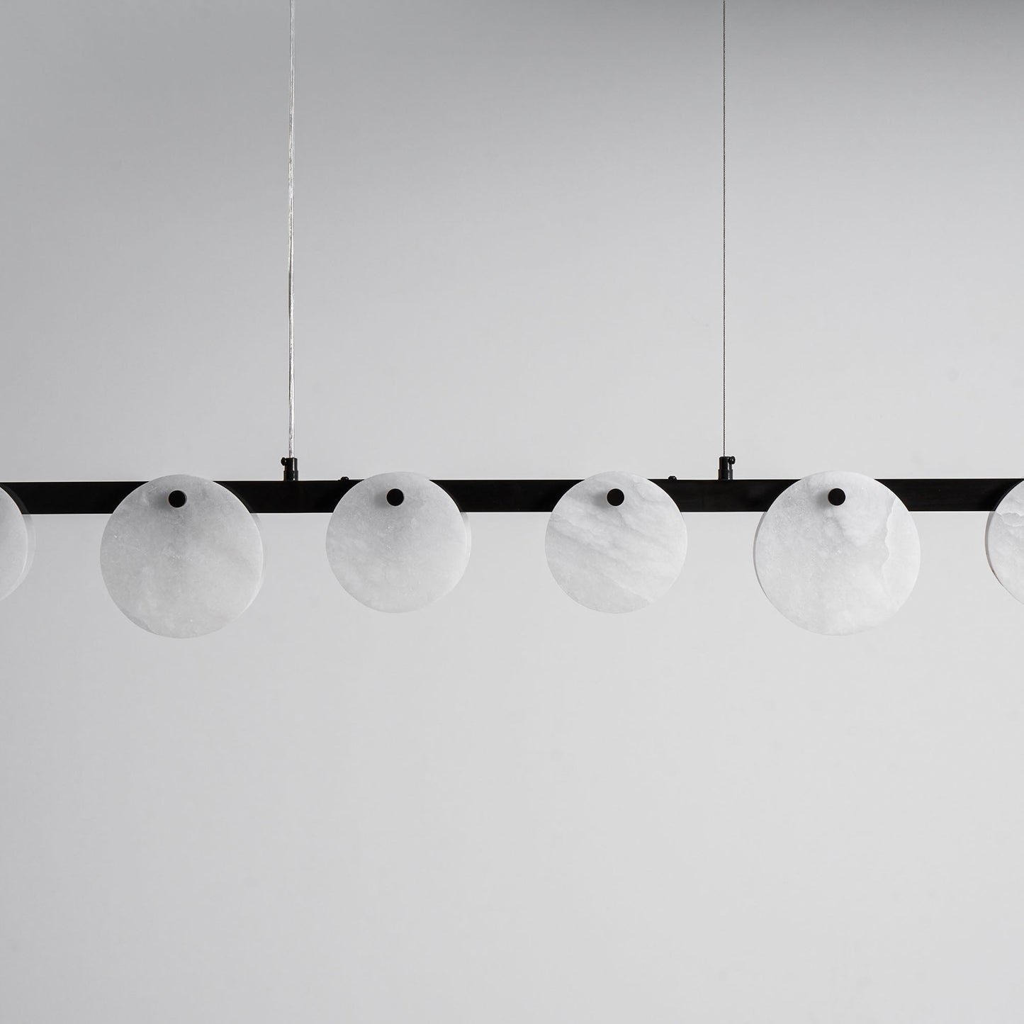 Trinidad Alabaster Chandelier - Elegant Design, Adjustable Height