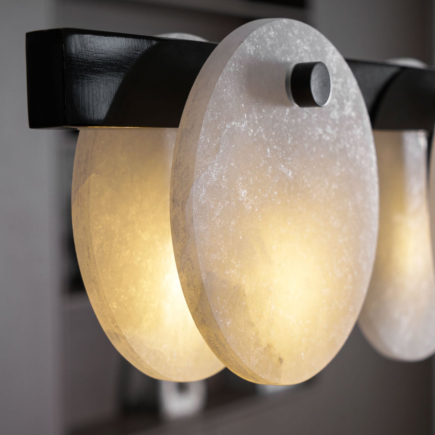 Trinidad Alabaster Chandelier - Elegant Design, Adjustable Height