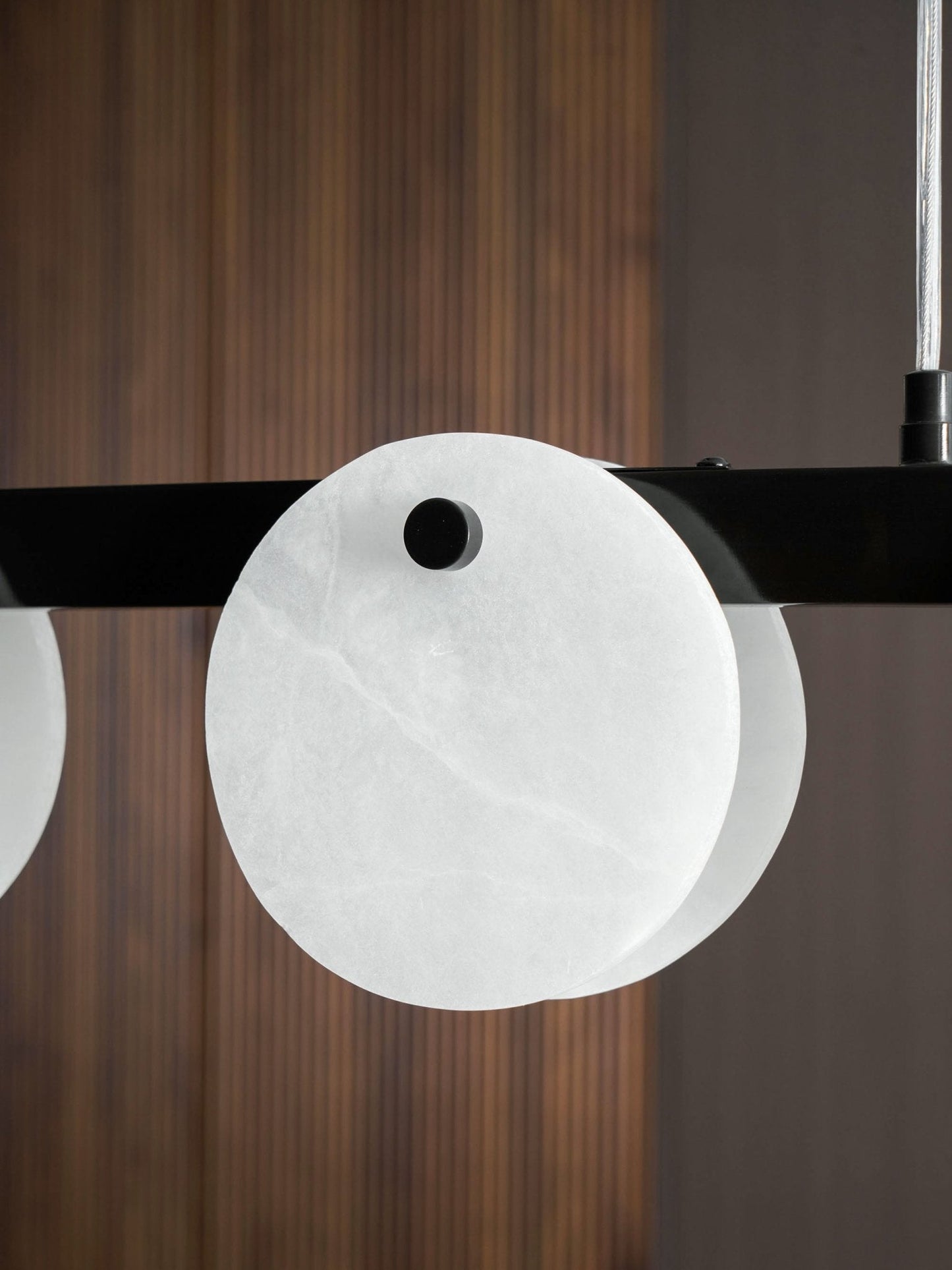 Trinidad Alabaster Chandelier - Elegant Design, Adjustable Height