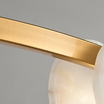Trinidad Alabaster Chandelier - Elegant Lighting with Adjustable Heigh