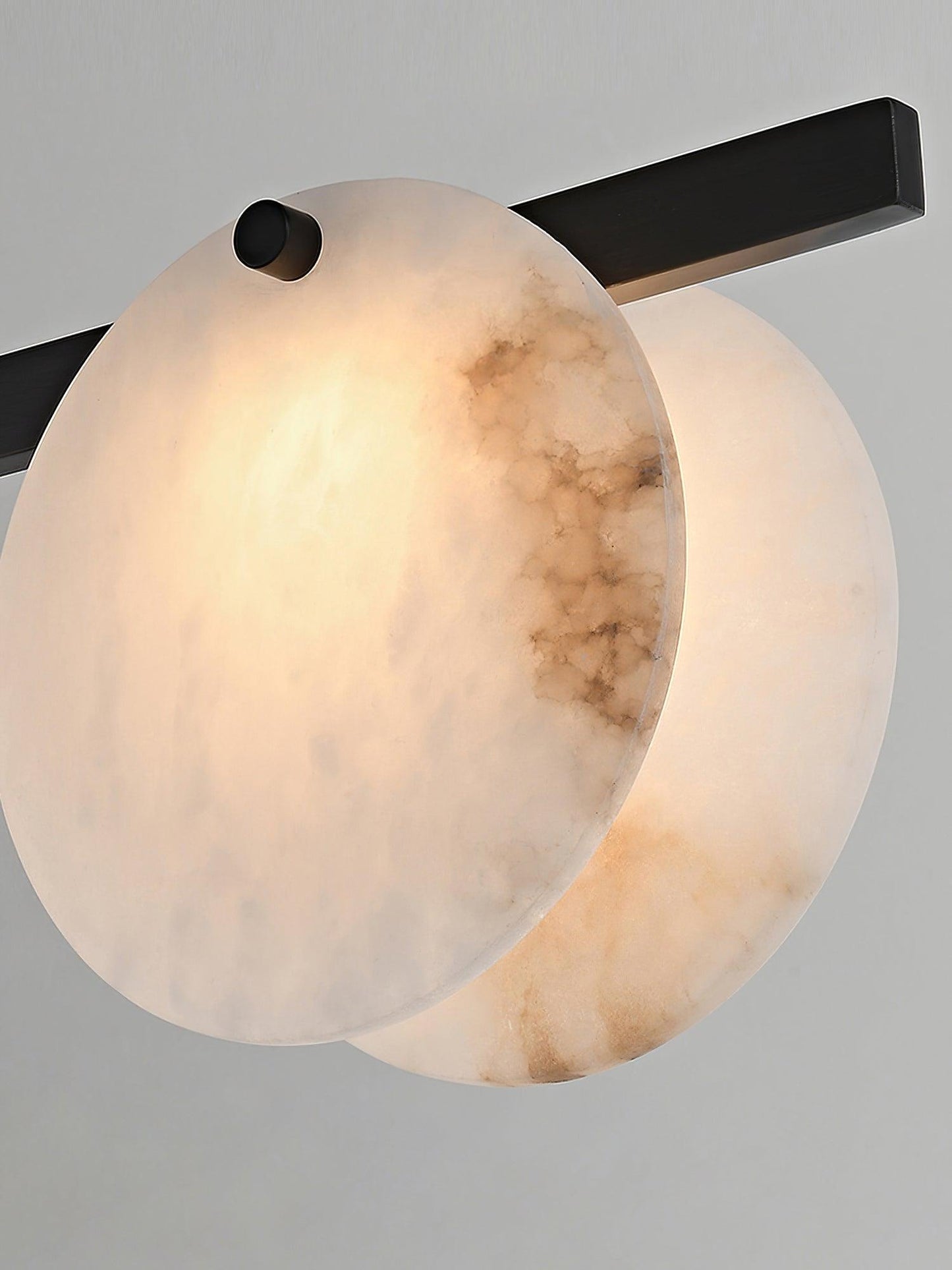 Trinidad Alabaster Chandelier - Elegant Design, Adjustable Height