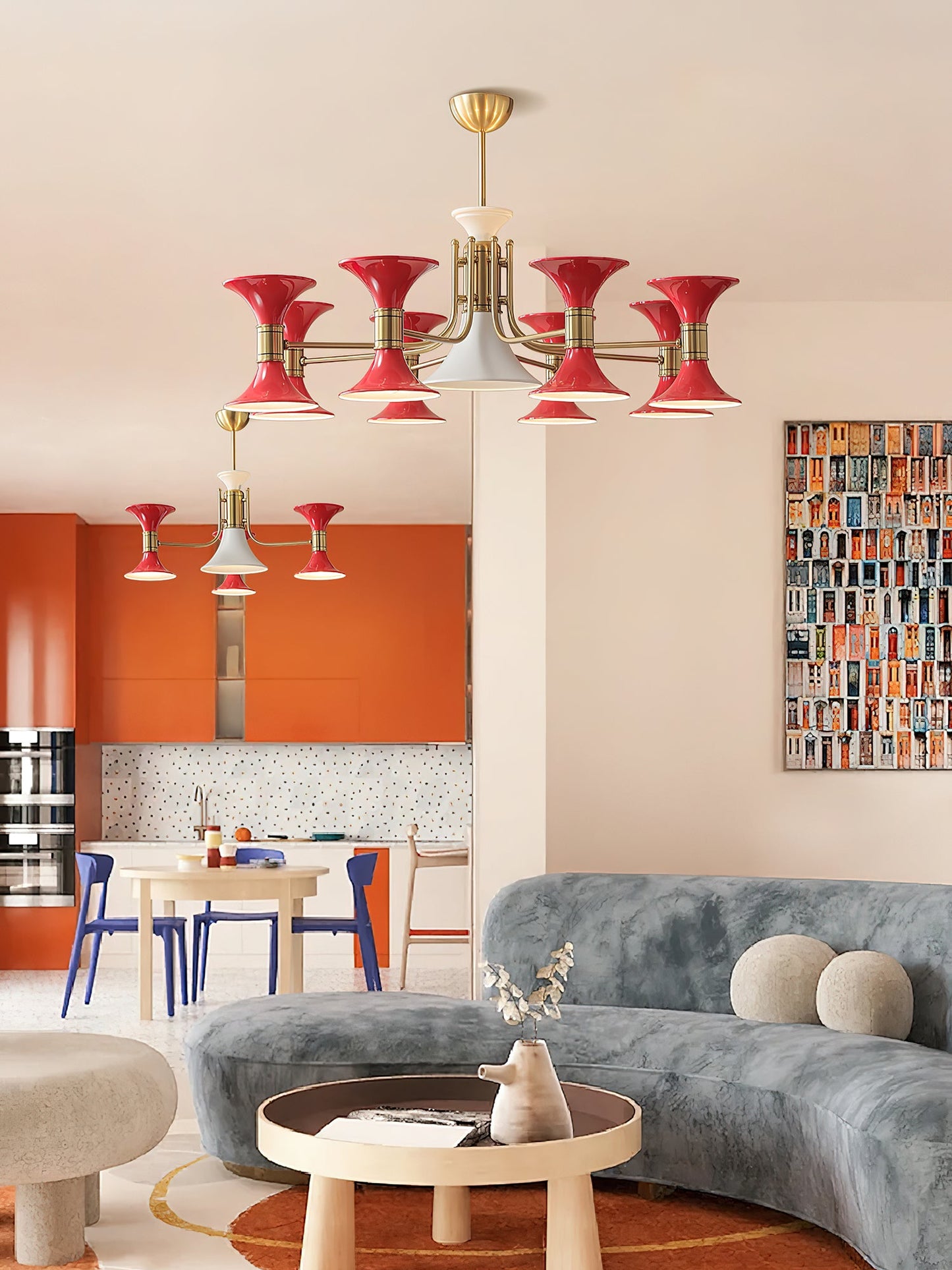Tromina Modern Chandelier - Elegant Design with Adjustable Brightness