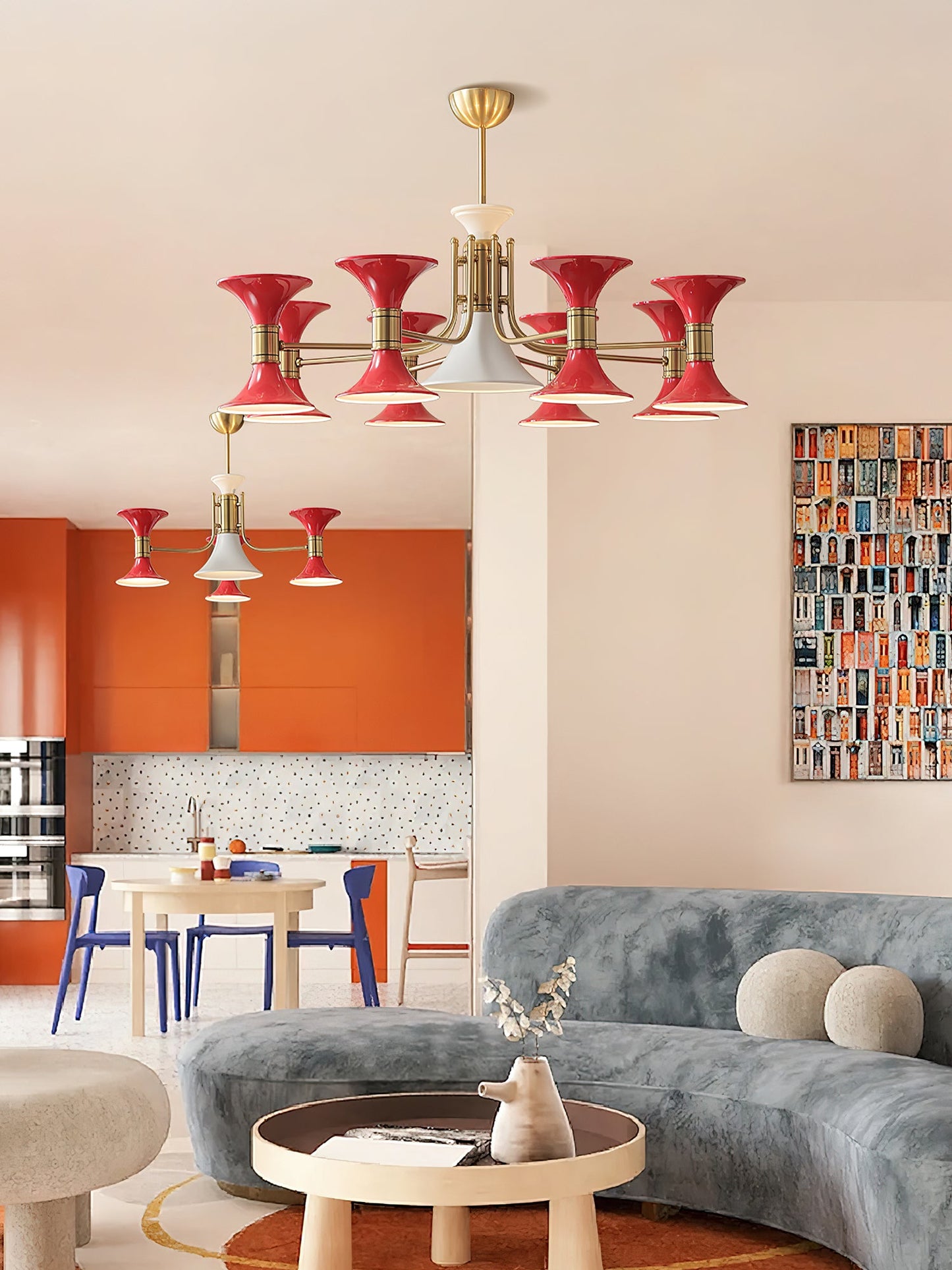 Tromina Modern Chandelier - Elegant Design with Adjustable Brightness