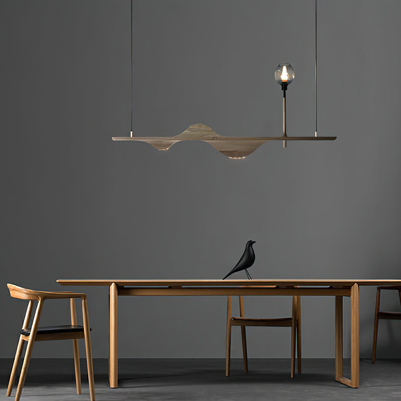 Tsunami Wave Chandelier - Elegant Design with Adjustable Brightness