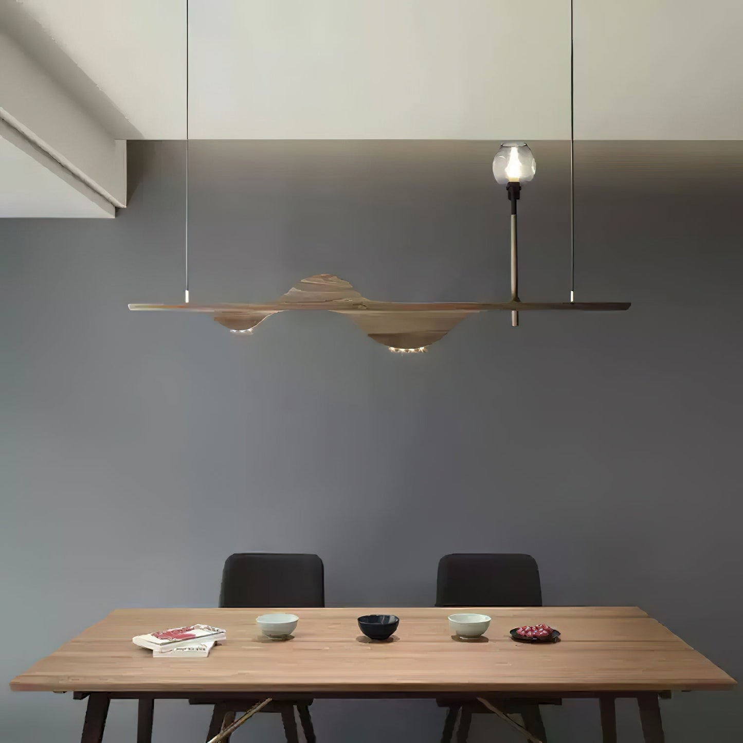 Tsunami Wave Chandelier - Elegant Design with Adjustable Brightness